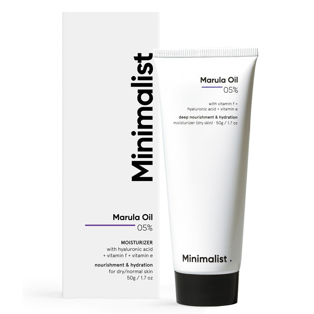 Minimalist Marula Oil 5% Face Moisturizer 50g - Beauty Tribe