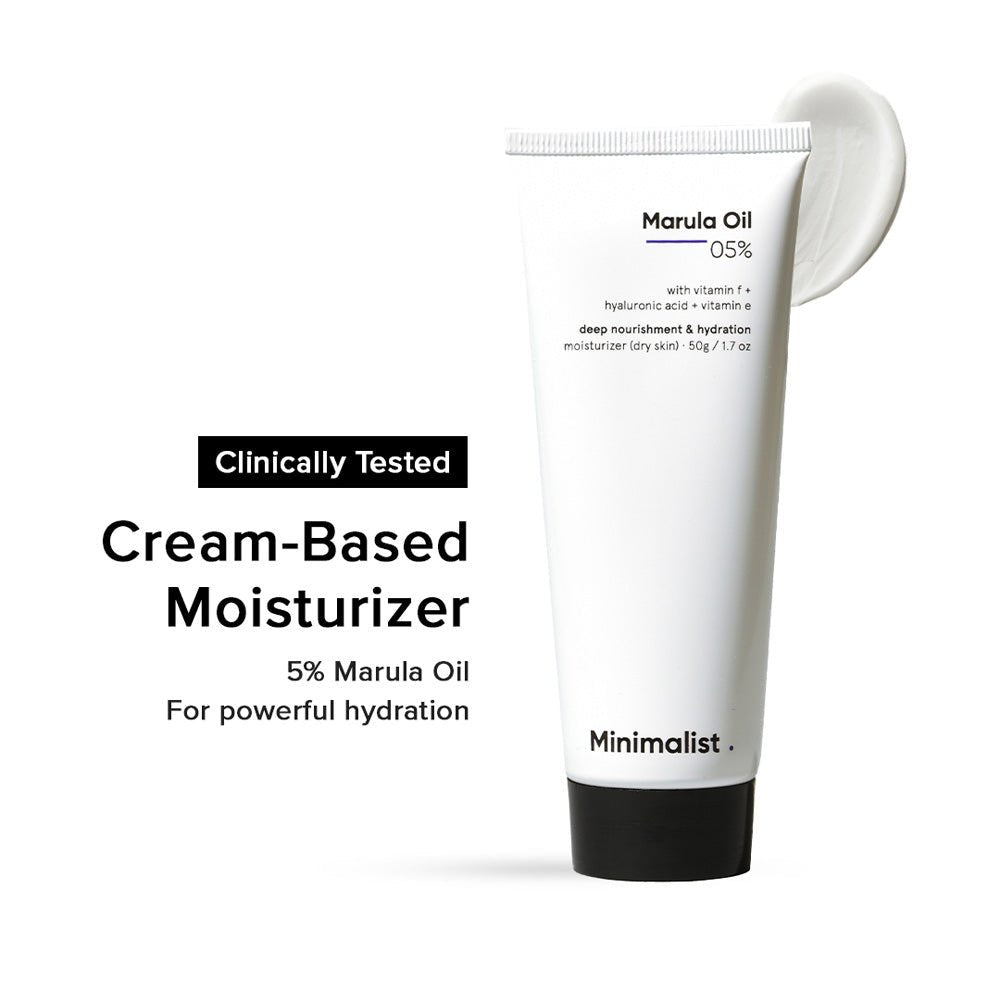 Minimalist Marula Oil 5% Face Moisturizer 50g - Beauty Tribe