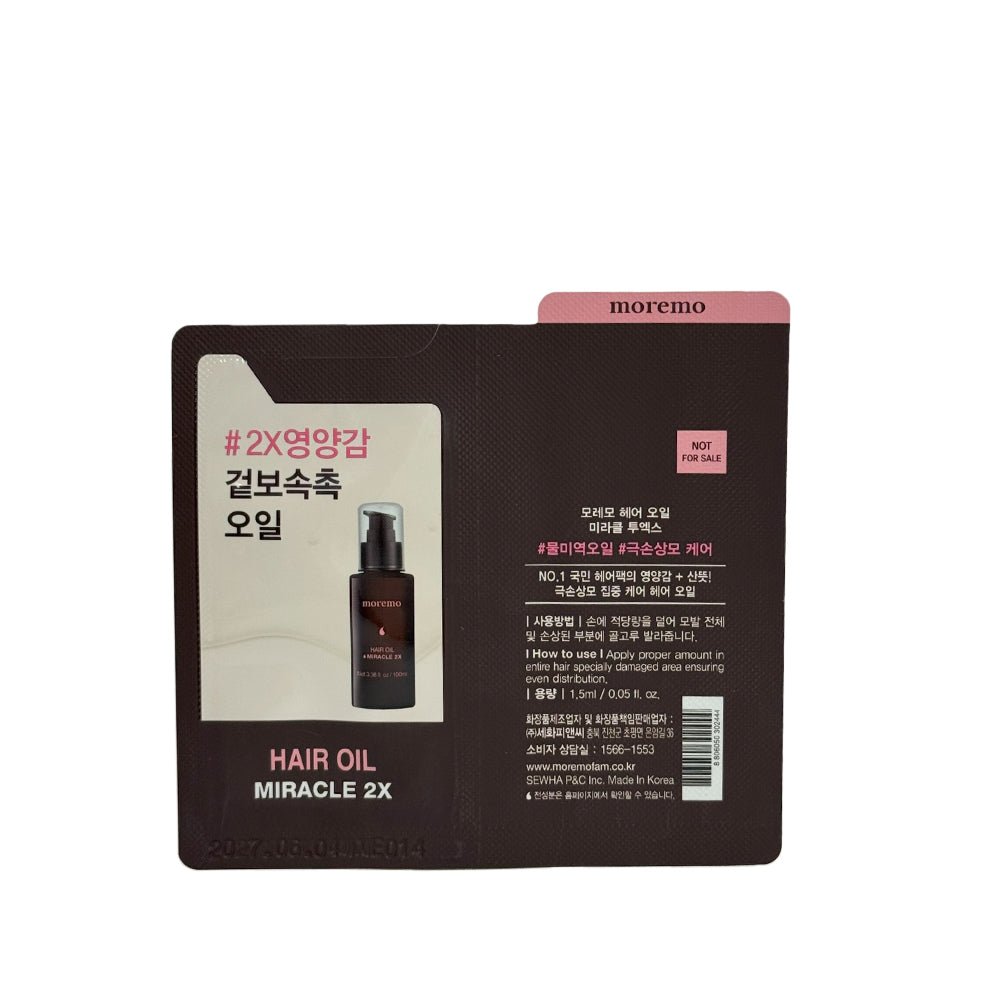 Moremo Hair Oil Miracle 2X - Sachet - Beauty Tribe