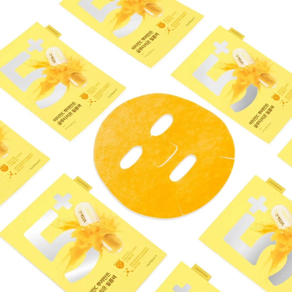 Numbuzin No.5 Vitamin Spotlight Sheet Mask - Pack of 4 - Beauty Tribe
