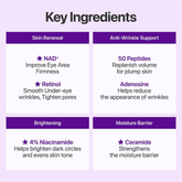 Numbuzin No.9 NAD+ Retinol Volumetox Eye Cream 10ml - Beauty Tribe