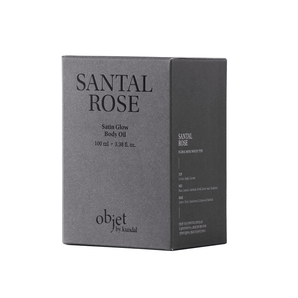 Objet by Kundal Satin Glow Body Oil Santal Rose 100ml - Beauty Tribe
