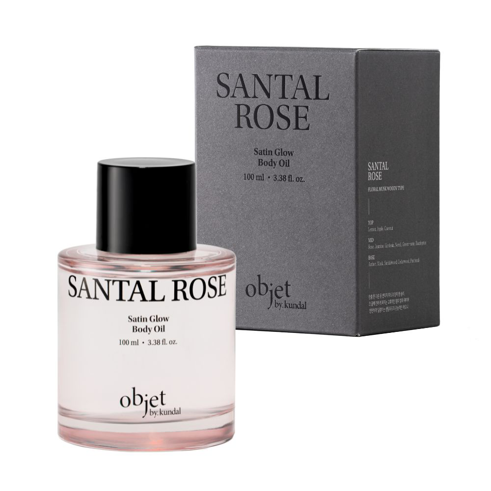 Objet by Kundal Satin Glow Body Oil Santal Rose 100ml