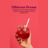 Oneshot Hydrate Electrolyte & Vitamin Drink Mix Hibiscus Dream (14 Sticks) - Beauty Tribe
