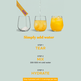 Oneshot Hydrate Electrolyte & Vitamin Drink Mix Passion Bliss (14 Sticks) - Beauty Tribe