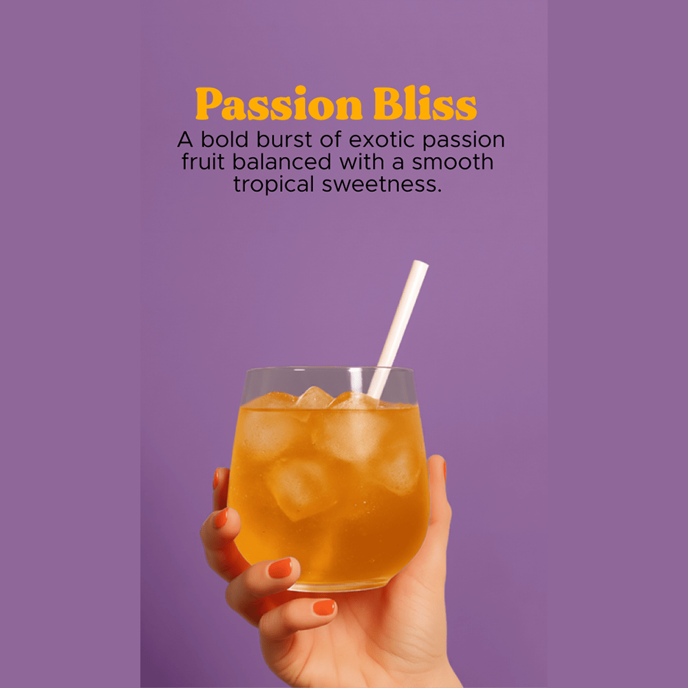 Oneshot Hydrate Electrolyte & Vitamin Drink Mix Passion Bliss (14 Sticks) - Beauty Tribe