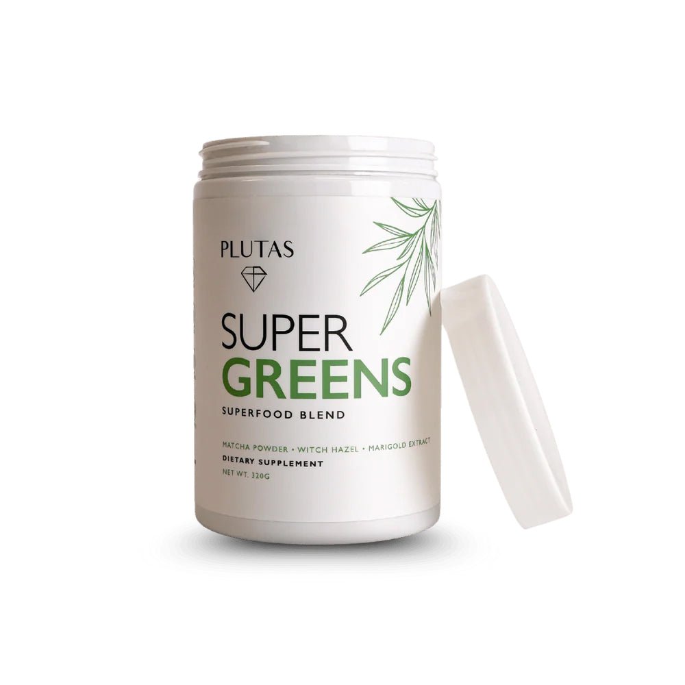 Plutas Super Greens Superfood Blend 320g - Beauty Tribe