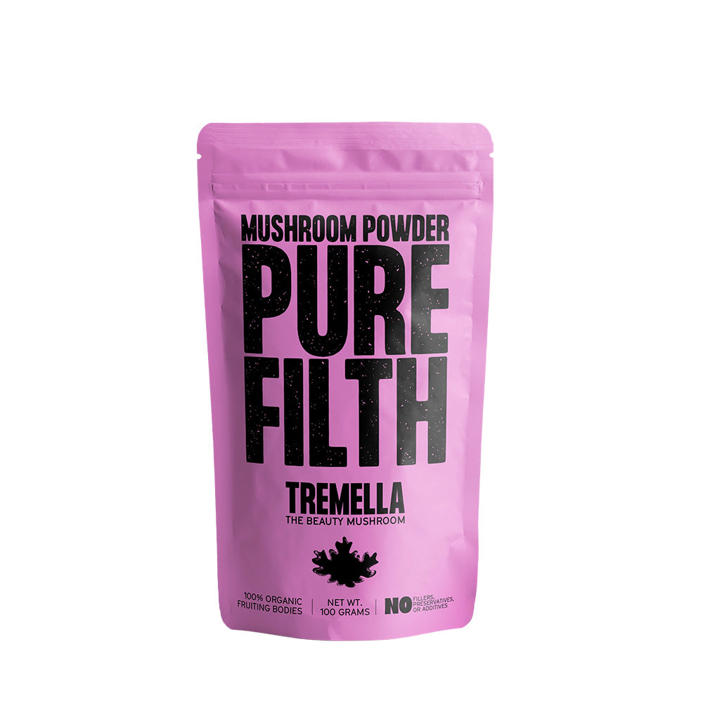 Pure Filth Tremella Mushroom Extract Powder  100g (50 Servings)