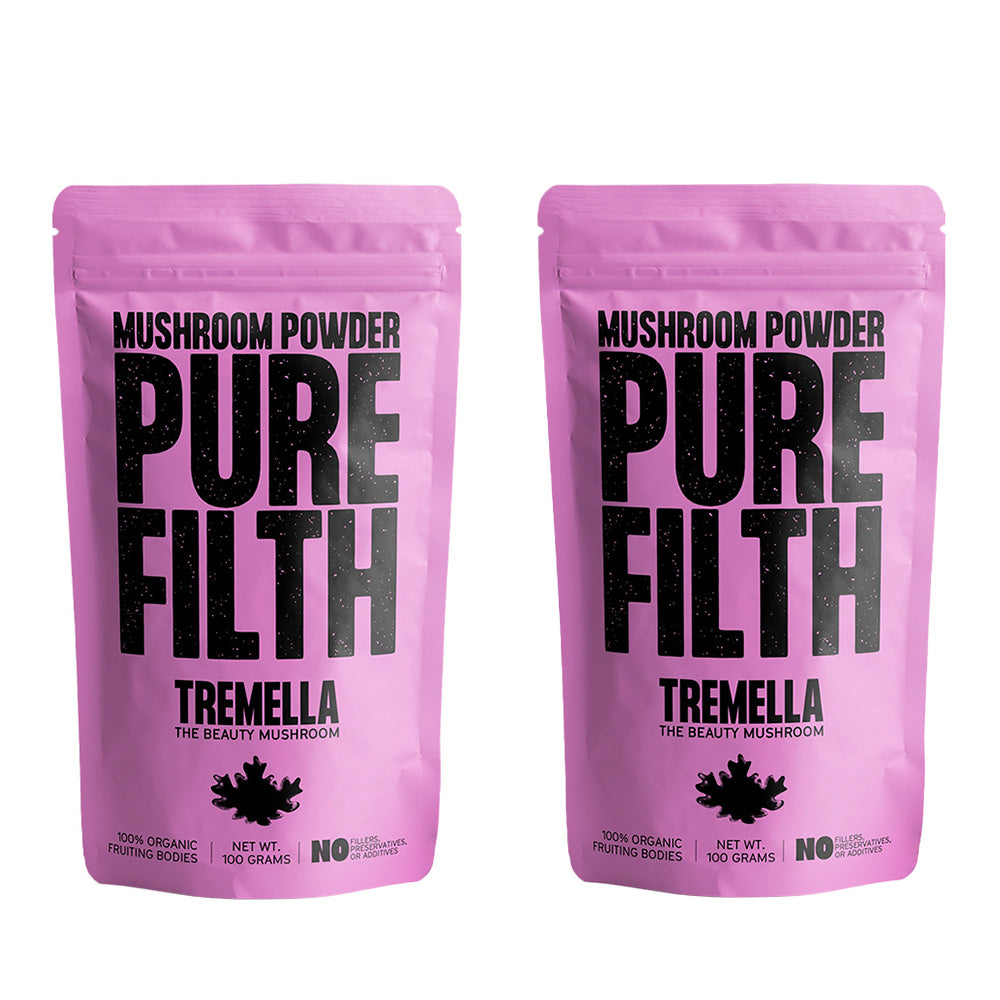 Pure Filth Tremella Mushroom Extract Powder 100g 2 Pack Set