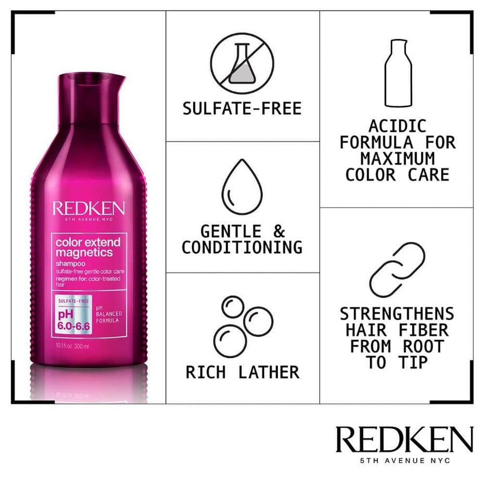 Redken Color Extend Magnetics Sulfate - Free Shampoo 300ml - Beauty Tribe