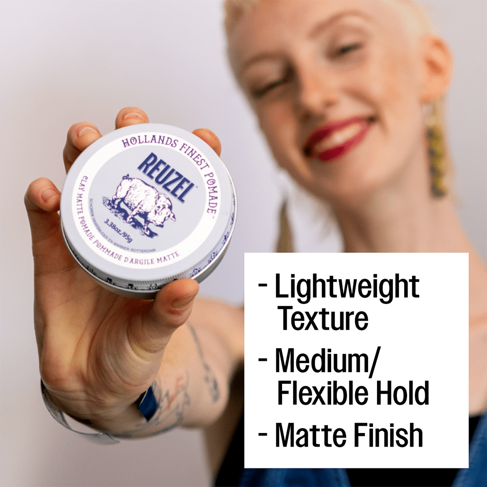 Reuzel Clay Matte Pomade 95g - Beauty Tribe