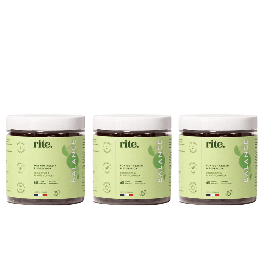 Rite Balance Vegan Gummies 3 Pack Set - Beauty Tribe