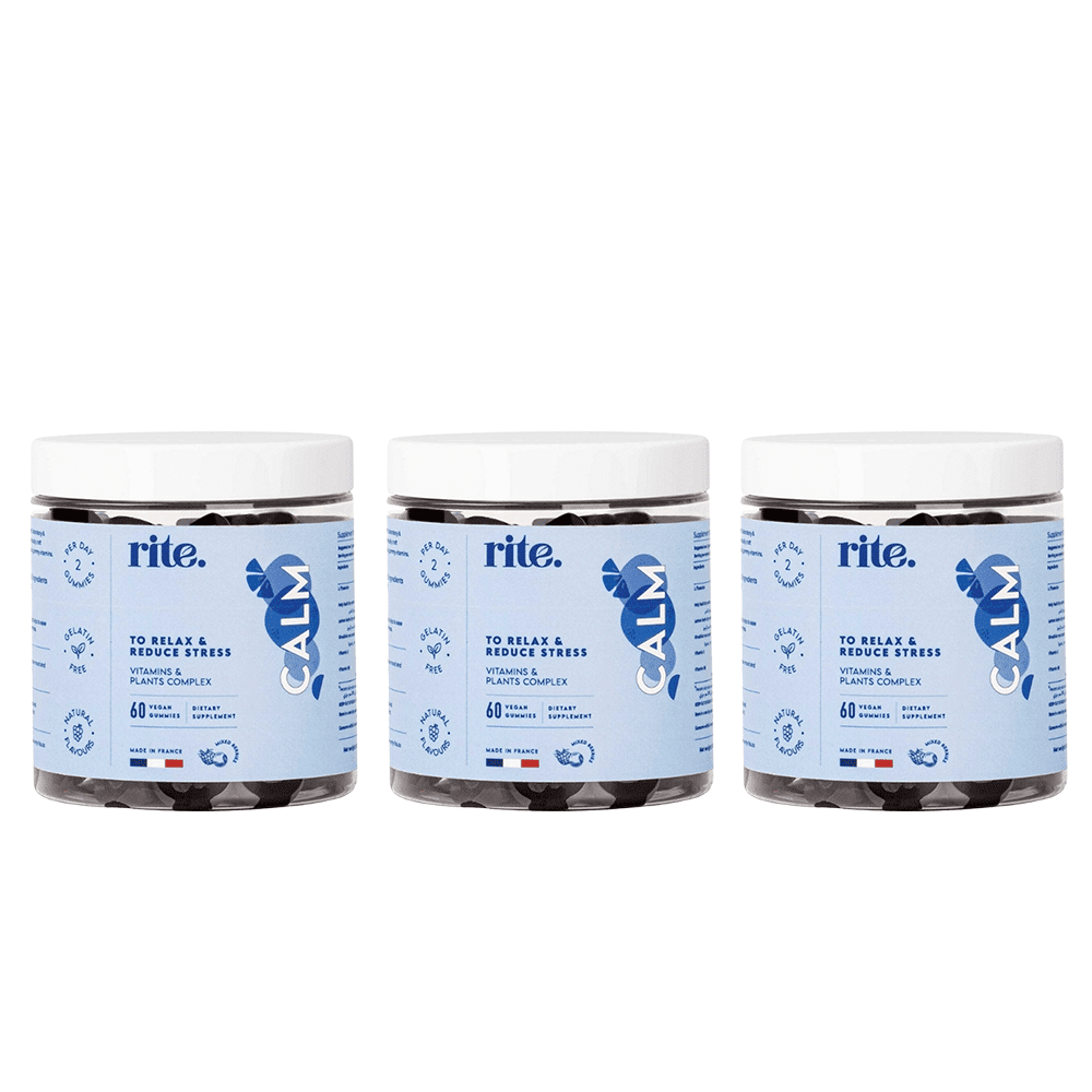 Rite Calm Vegan Gummies 3 Pack Set - Beauty Tribe