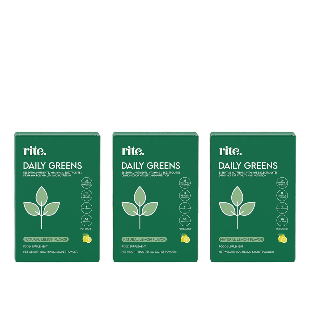 Rite Daily Greens Drink Mix 3 Pack Set - Beauty Tribe