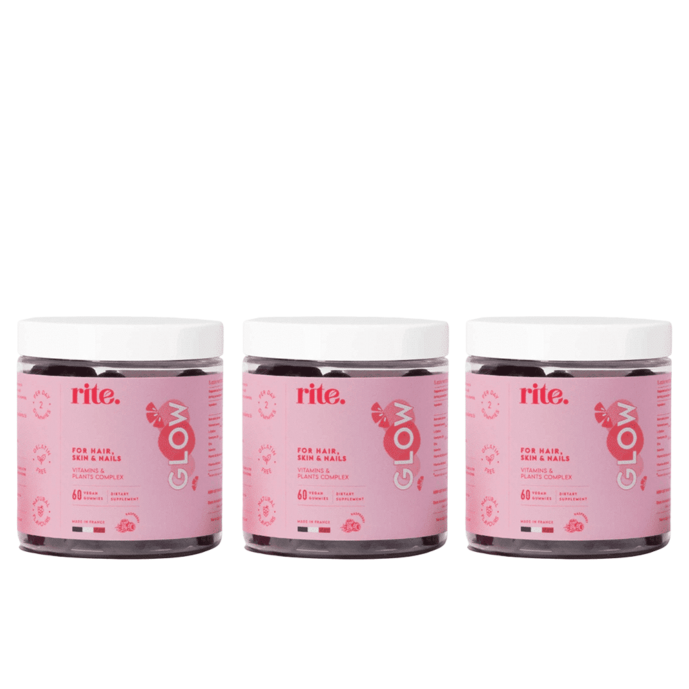 Rite Glow Vegan Gummies 3 Pack Set - Beauty Tribe
