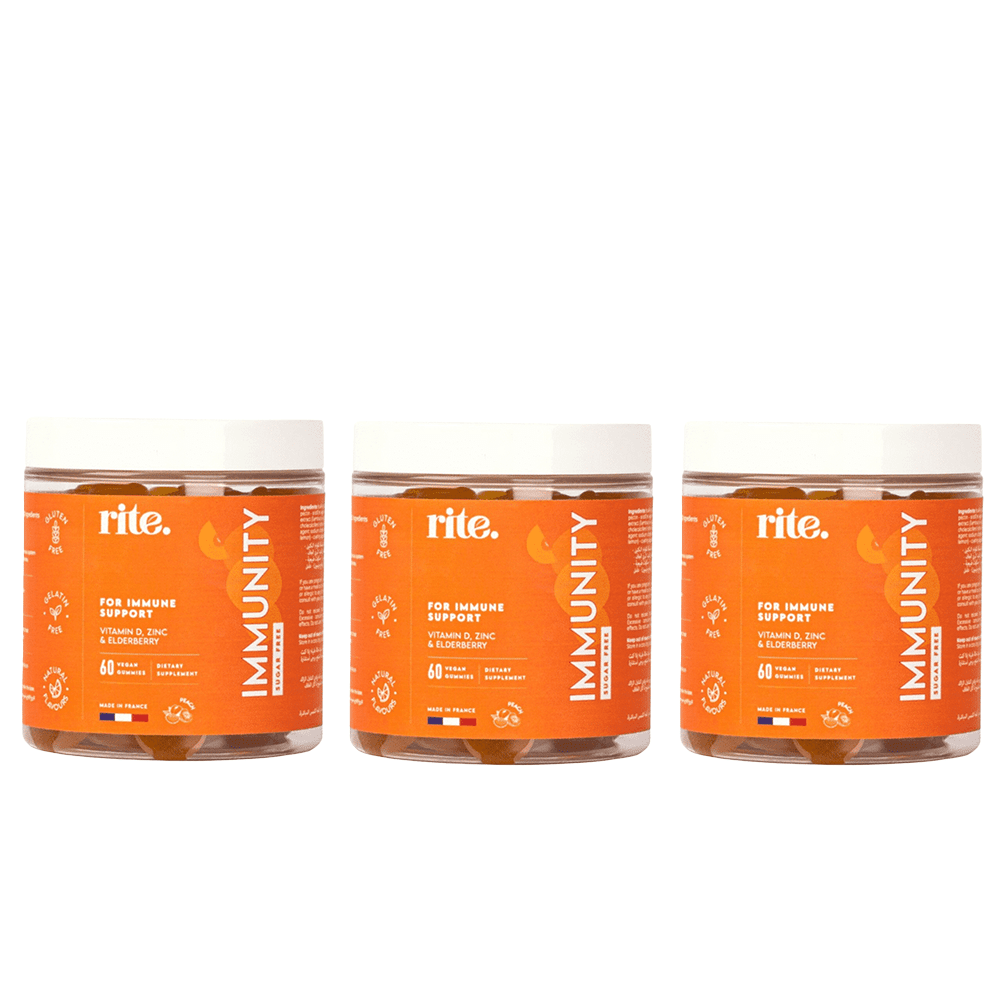 Rite Immunity Vegan Gummies 3 Pack Set - Beauty Tribe