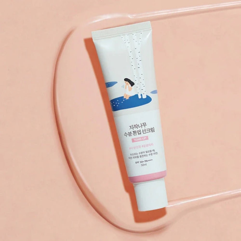 Round Lab Birch Moisture Tone - Up Sunscreen 50ml - Beauty Tribe