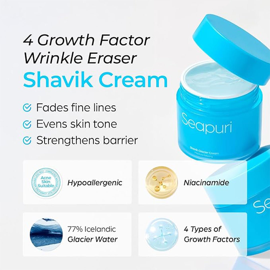 Seapuri Shavik Icelandic Glacier Soothing Cream 70ml - Beauty Tribe