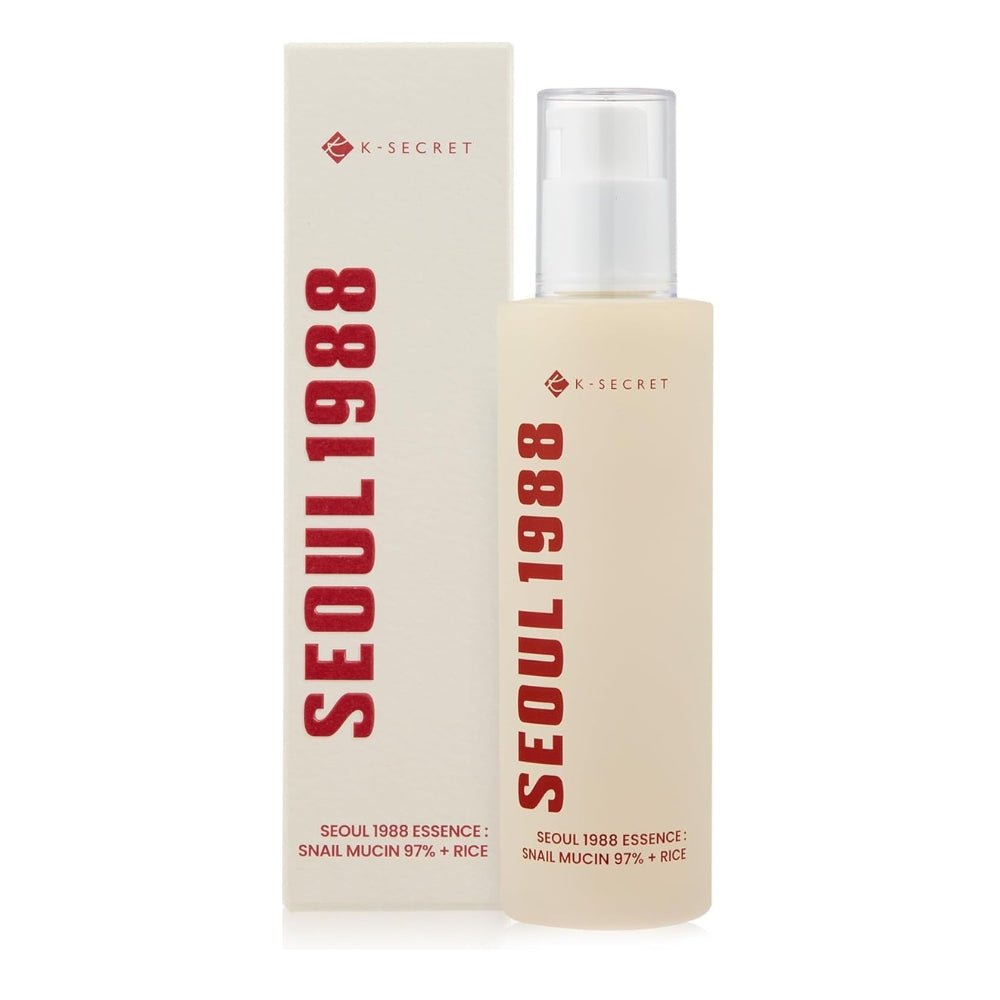 SEOUL 1988 Essence - Snail Mucin 97% + Rice 100ml - Beauty Tribe