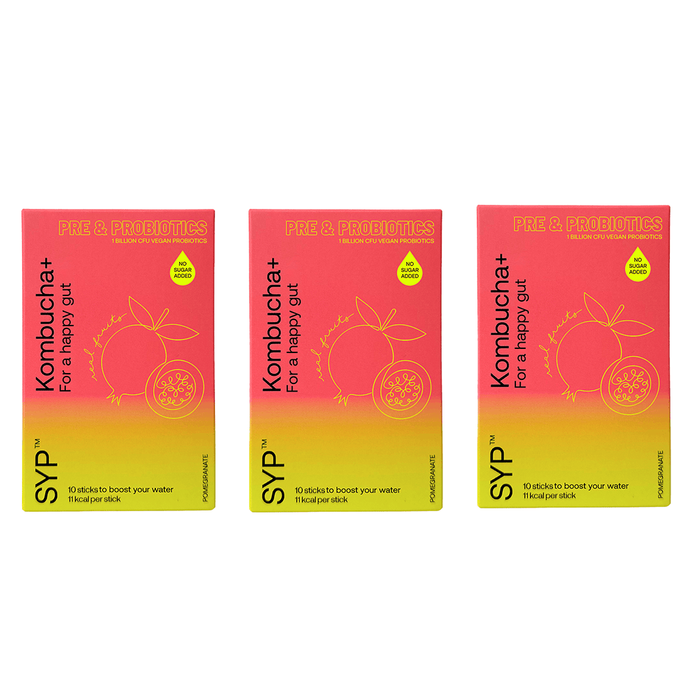 Shake Your Plants Kombucha+ Pomegranate 3 Pack Set - Beauty Tribe