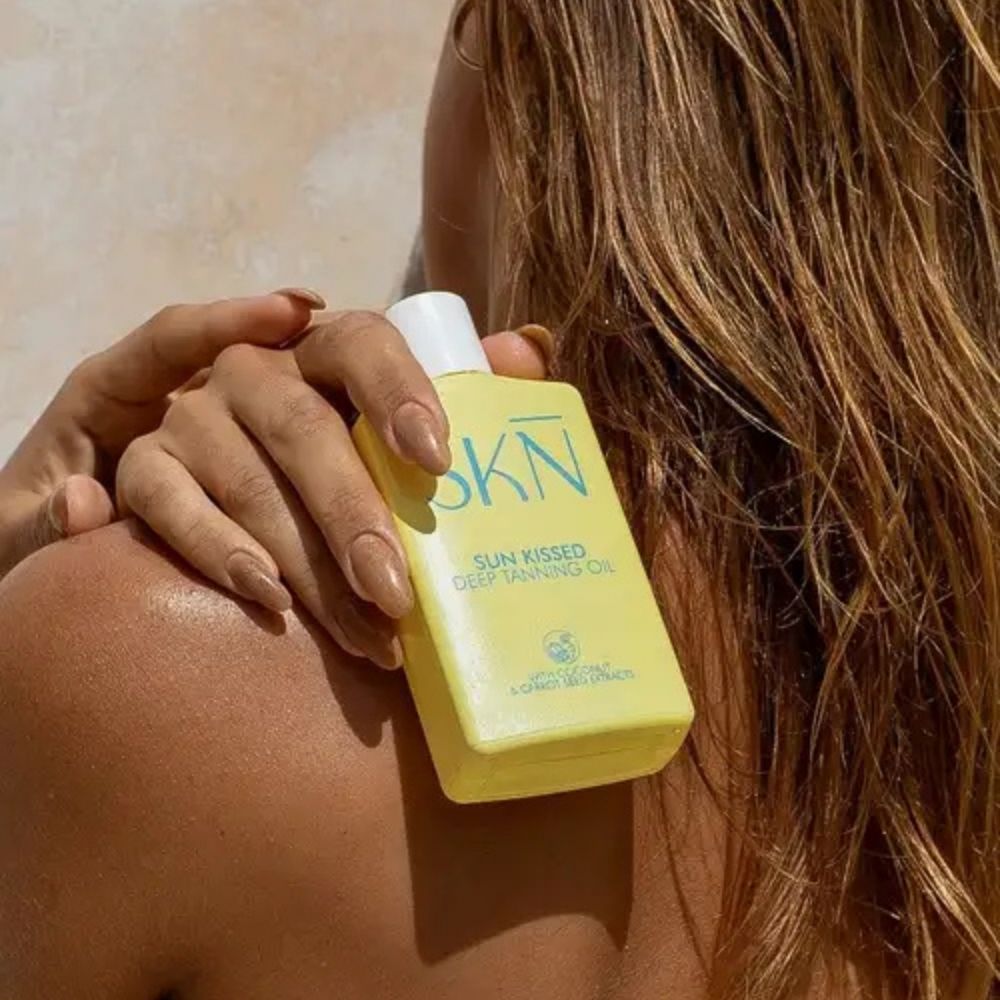 SKN Sun Kissed Tanning oil 200ml - Beauty Tribe