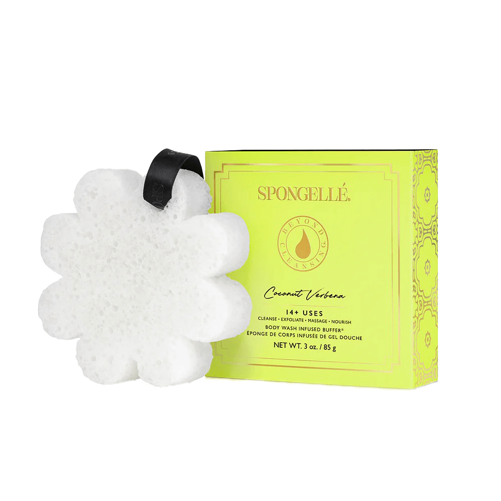 Spongelle Daisy Collection Coconut Verbena Body Wash Infused Buffer 85 g (14+Uses) - Beauty Tribe