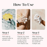 Spongelle Daisy Collection Grapefruit Cassis Body Wash Infused Buffer 85 g (14+Uses) - Beauty Tribe