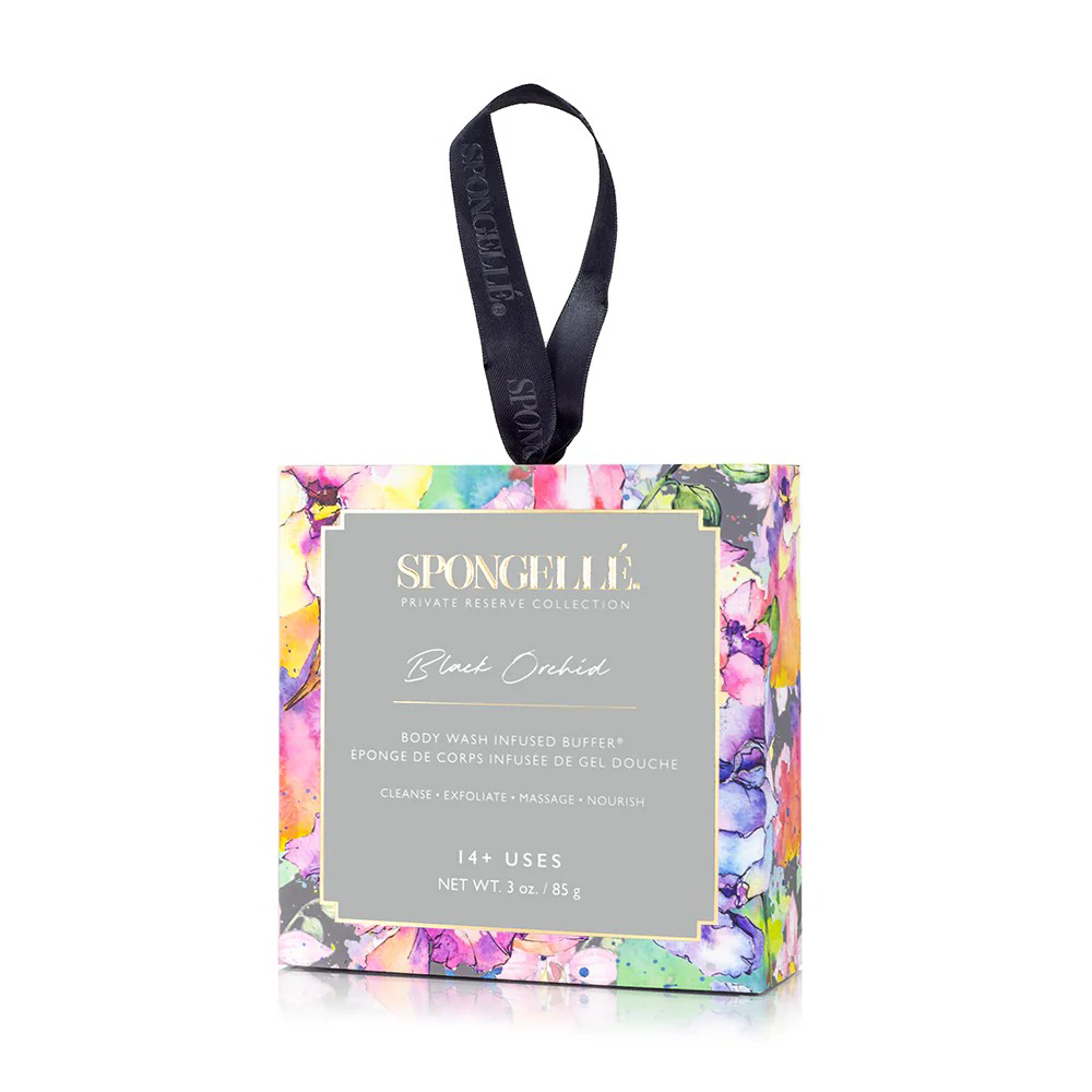 Spongelle Private Reserve Black Orchid Body Wash Infused Buffer 85 g (14+Uses) - Beauty Tribe