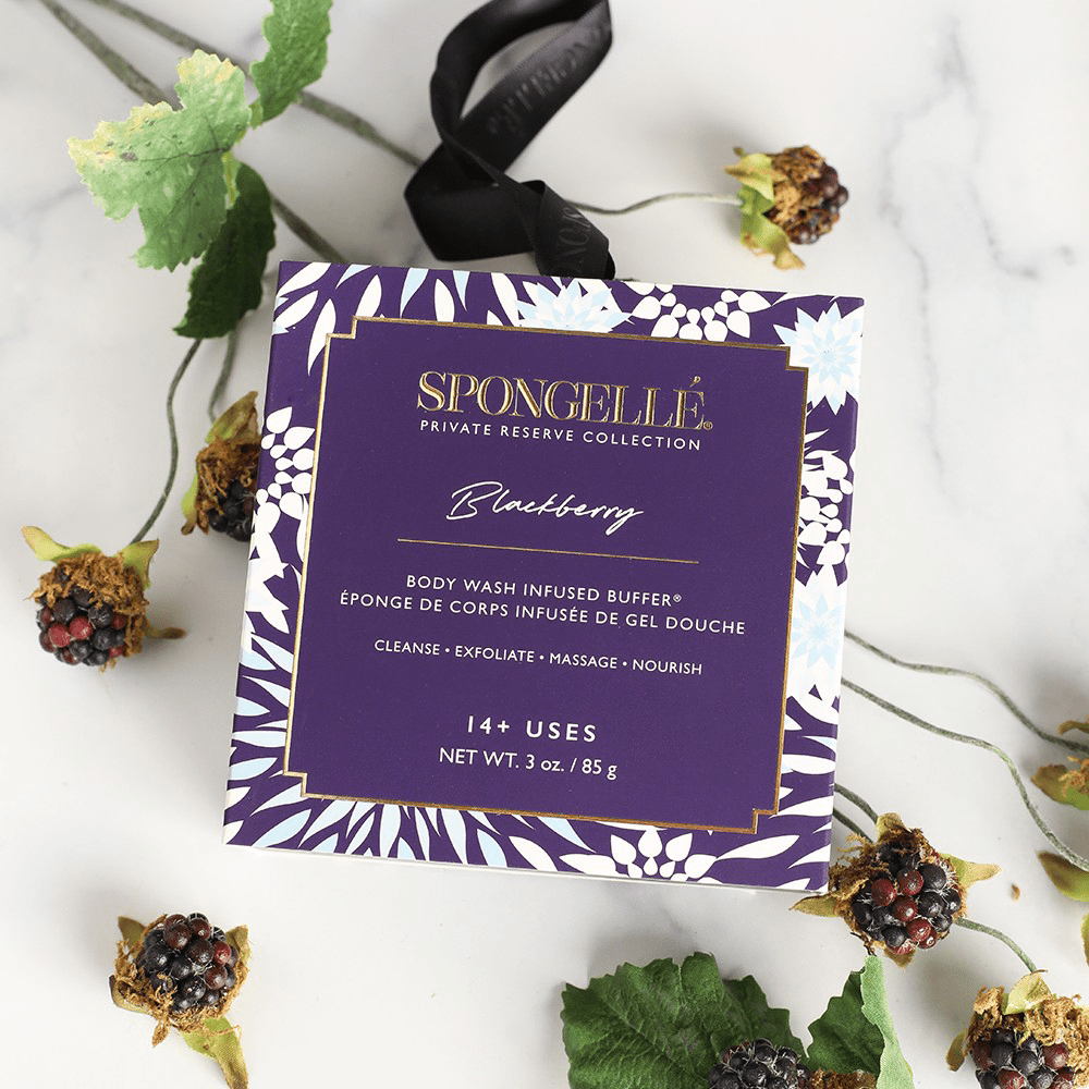 Spongelle Private Reserve Blackberry Body Wash Infused Buffer 85 g (14+Uses) - Beauty Tribe