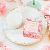 Spongelle Private Reserve Buffer Peony Flower Body Wash Infused Spongette 50 g (7+Uses) - Beauty Tribe