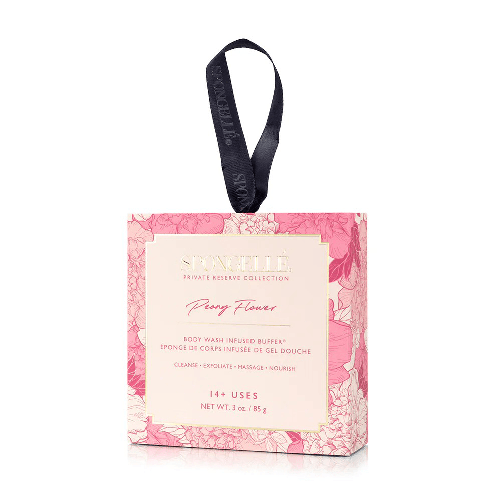 Spongelle Private Reserve Peony Flower Body Wash Infused Buffer 85 g (14+Uses) - Beauty Tribe