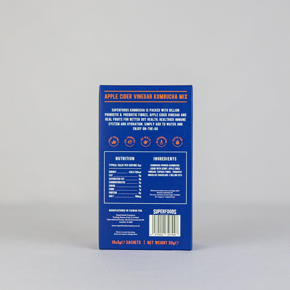 Super Foods Instant kombucha Box Original Flavour 50g (10 x 5g) - Beauty Tribe