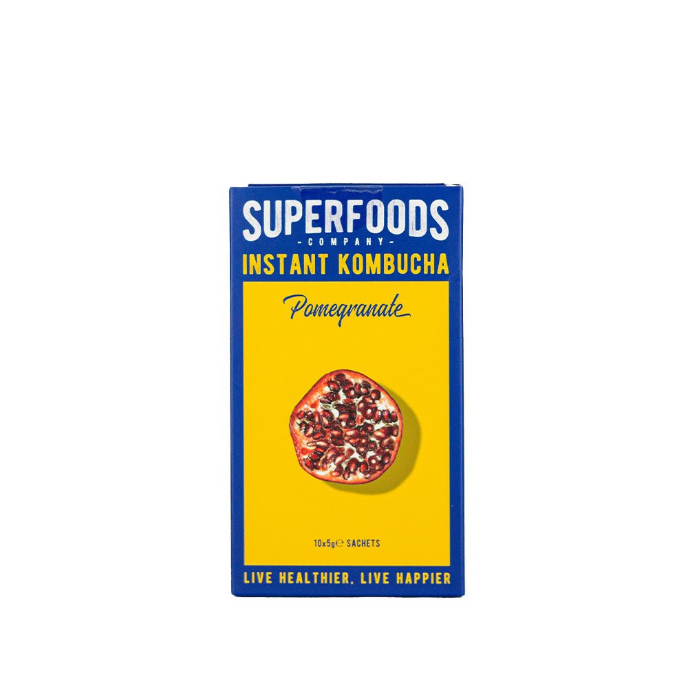 Super Foods Instant kombucha Box Pomegranate 50g (10 x 5g) - Beauty Tribe
