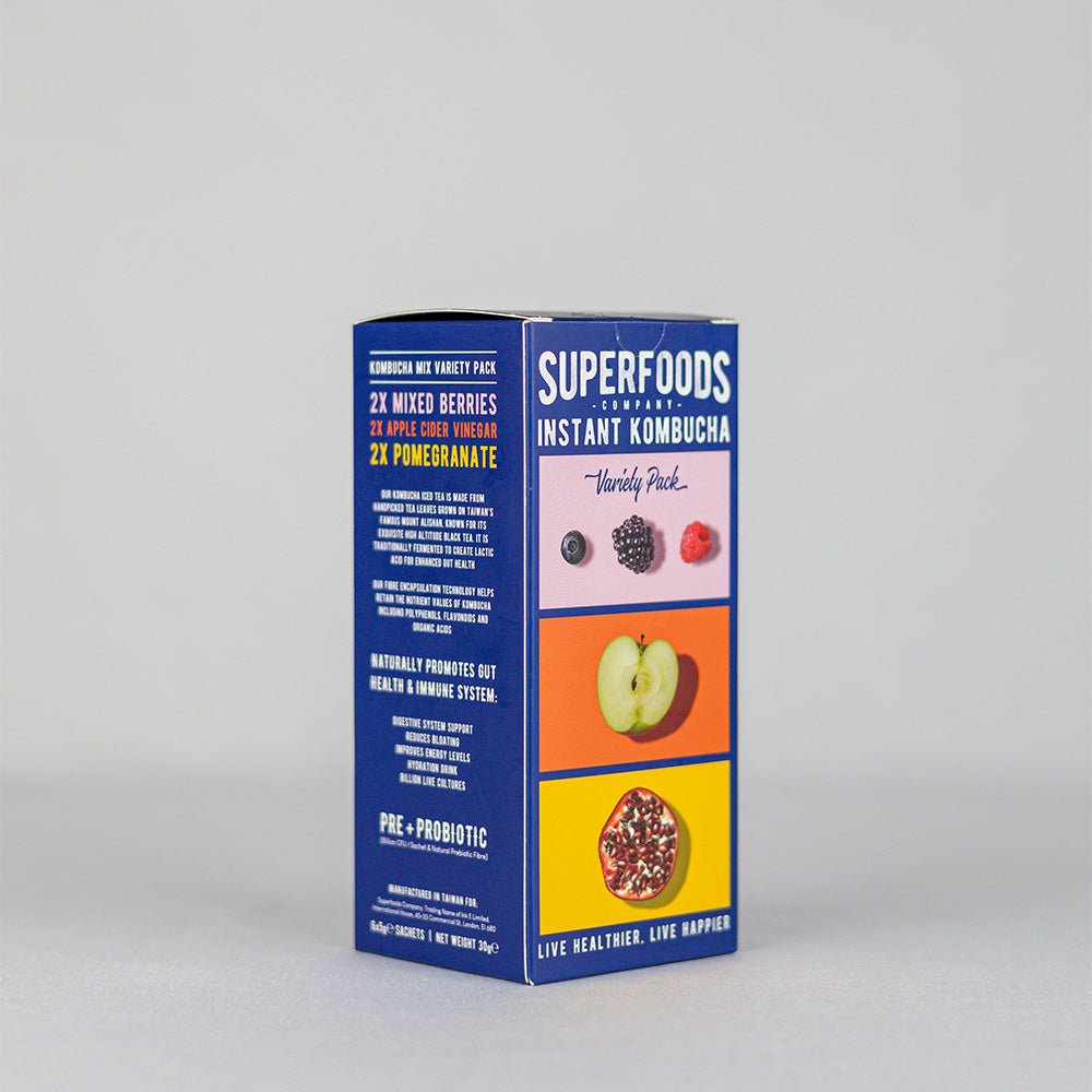 Super Foods Instant Kombucha Variety Pack Sachets 40g (8x5g) - Beauty Tribe