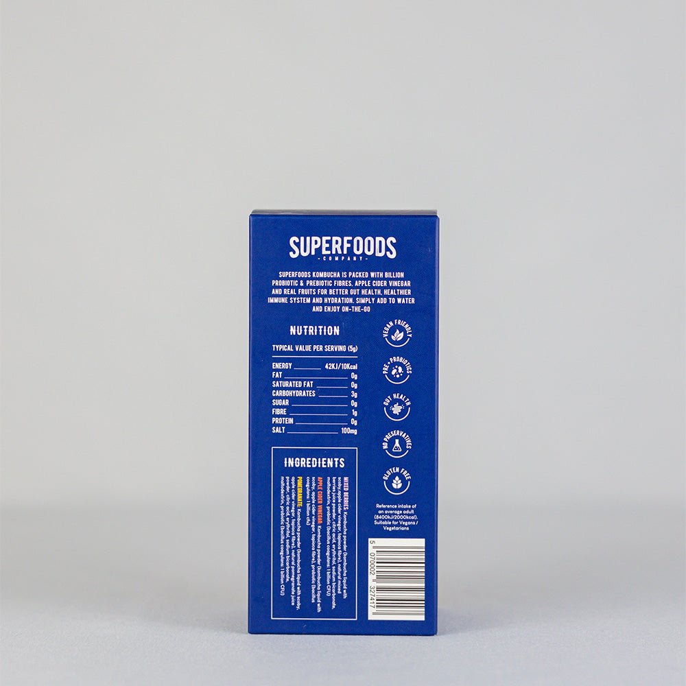 Super Foods Instant Kombucha Variety Pack Sachets 40g (8x5g) - Beauty Tribe