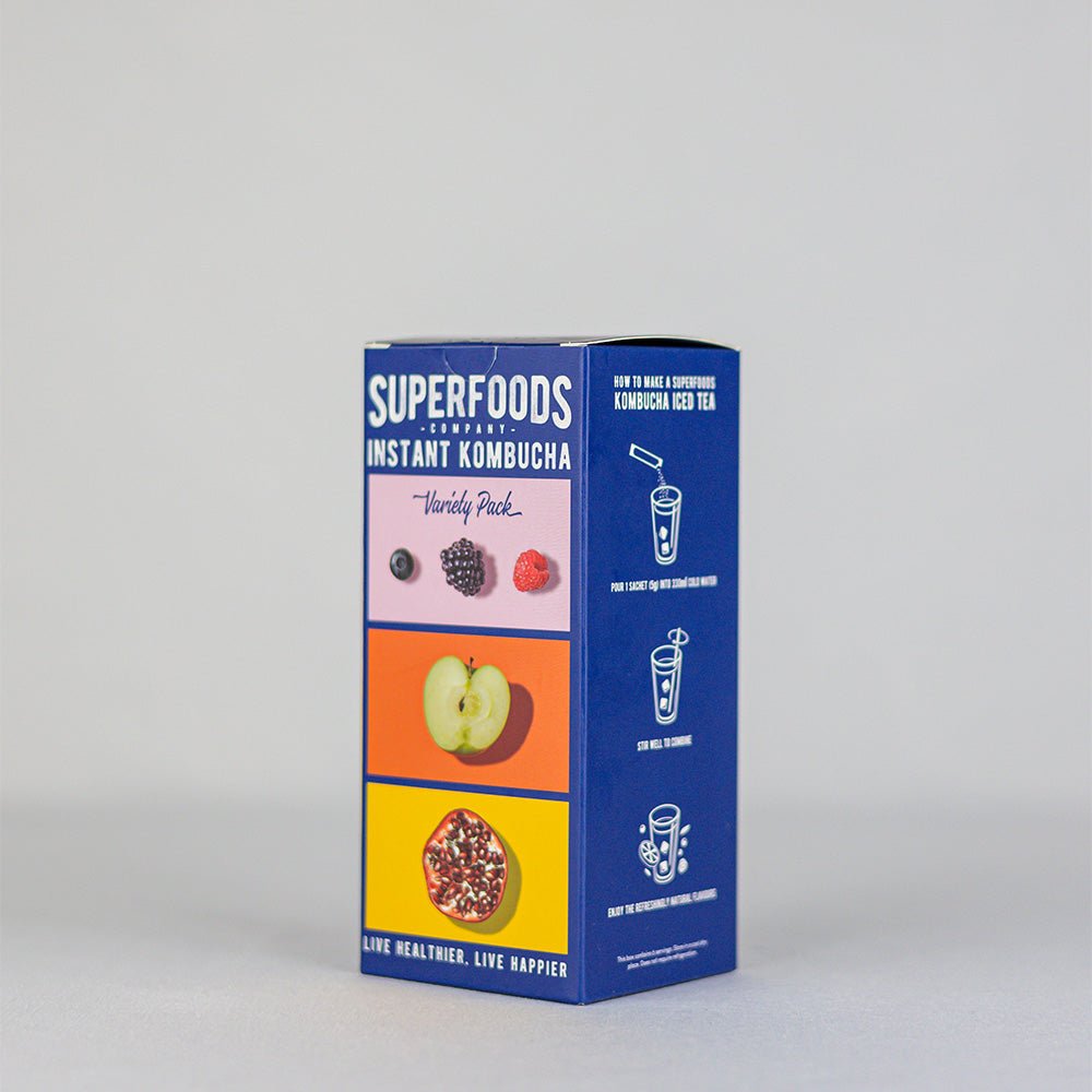 Super Foods Instant Kombucha Variety Pack Sachets 40g (8x5g) - Beauty Tribe