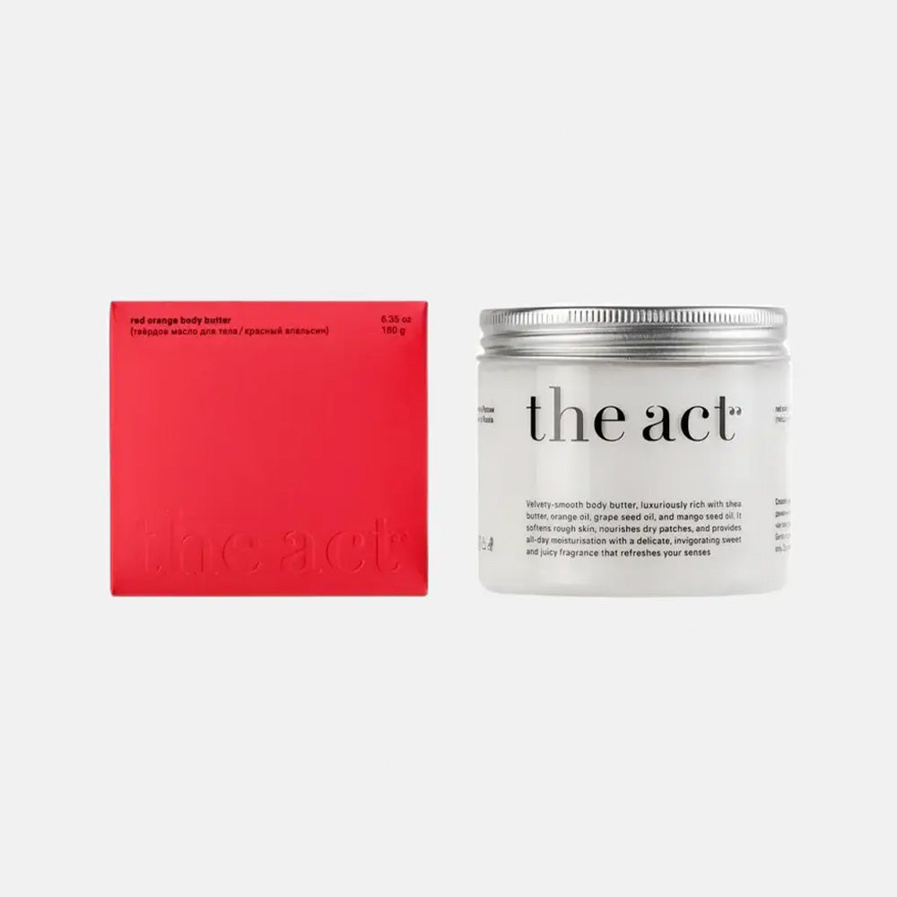 The Act Red Orange Body Butter 250ml