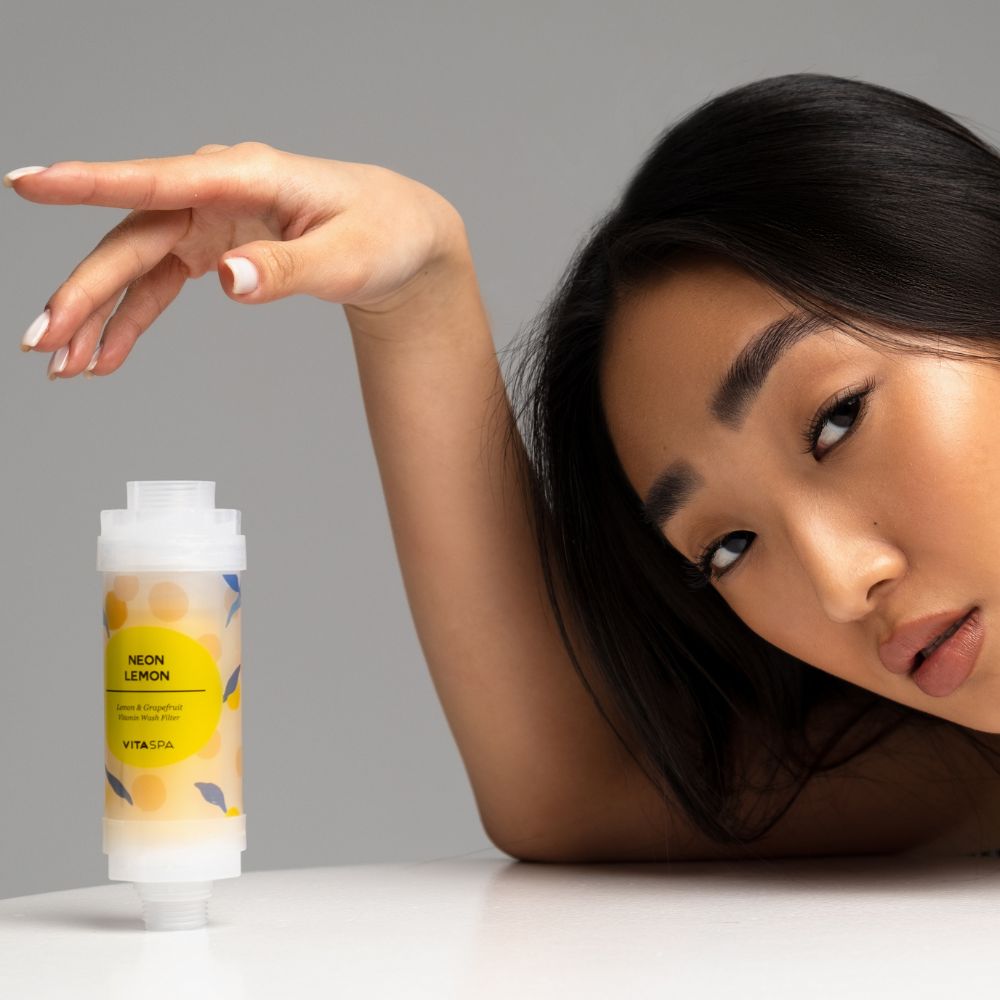 Vita Spa Vitamin Shower Filter Neon Lemon - Beauty Tribe