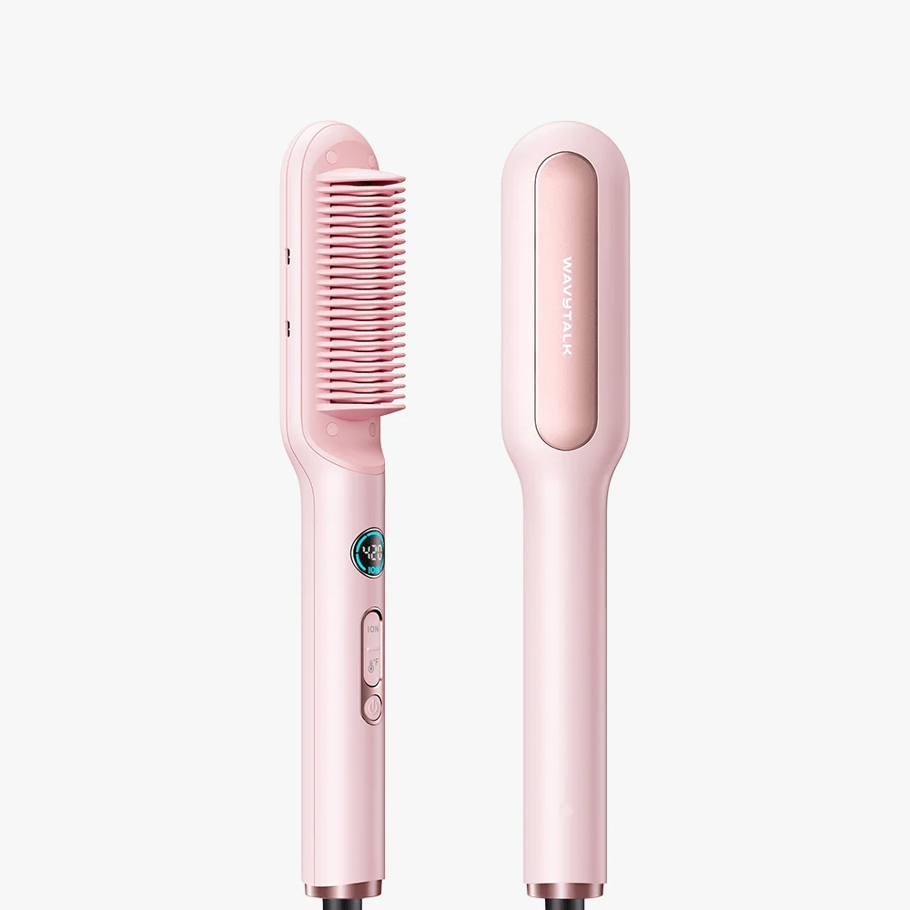 Wavytalk Sleek Sweep Ionic Straightener Brush - Beauty Tribe