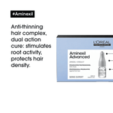 Serie Expert Aminexil Advanced Roll-On Dual-Action Scalp & Anti-Thinning Hair Treatment, 10 x 6ml