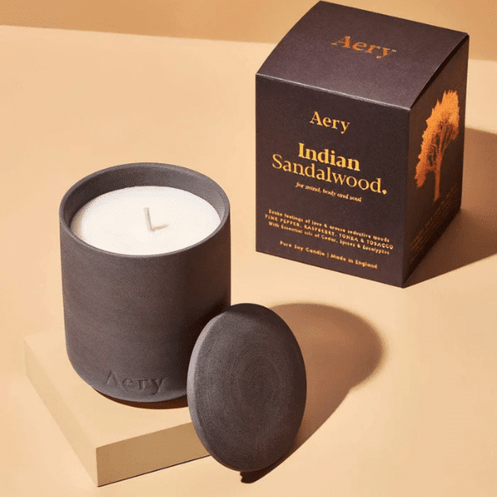 Aery Living Indian Sandalwood Candle 280g