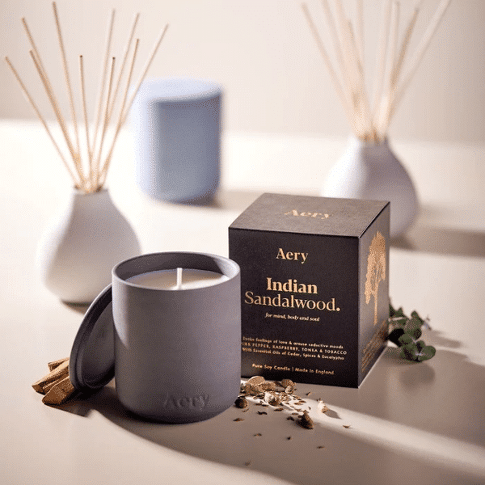 Aery Living Indian Sandalwood Candle 280g