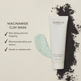 Aurelia Balancing Niacinamide Clay Mask 50g