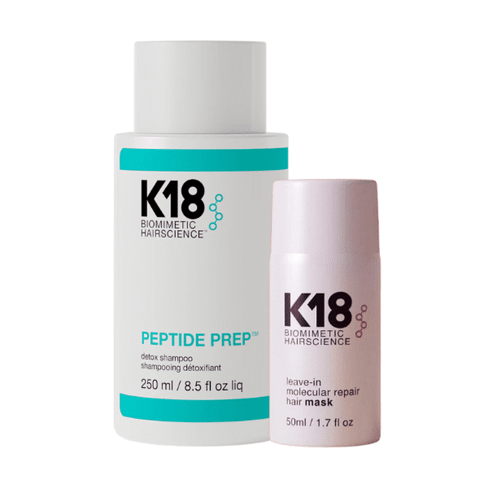 K18 PEPTIDE PREP Detox Shampoo &amp; Mask Set