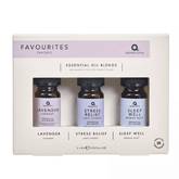 Aroma Home Favourites Essential Oil Blends 3x9ml