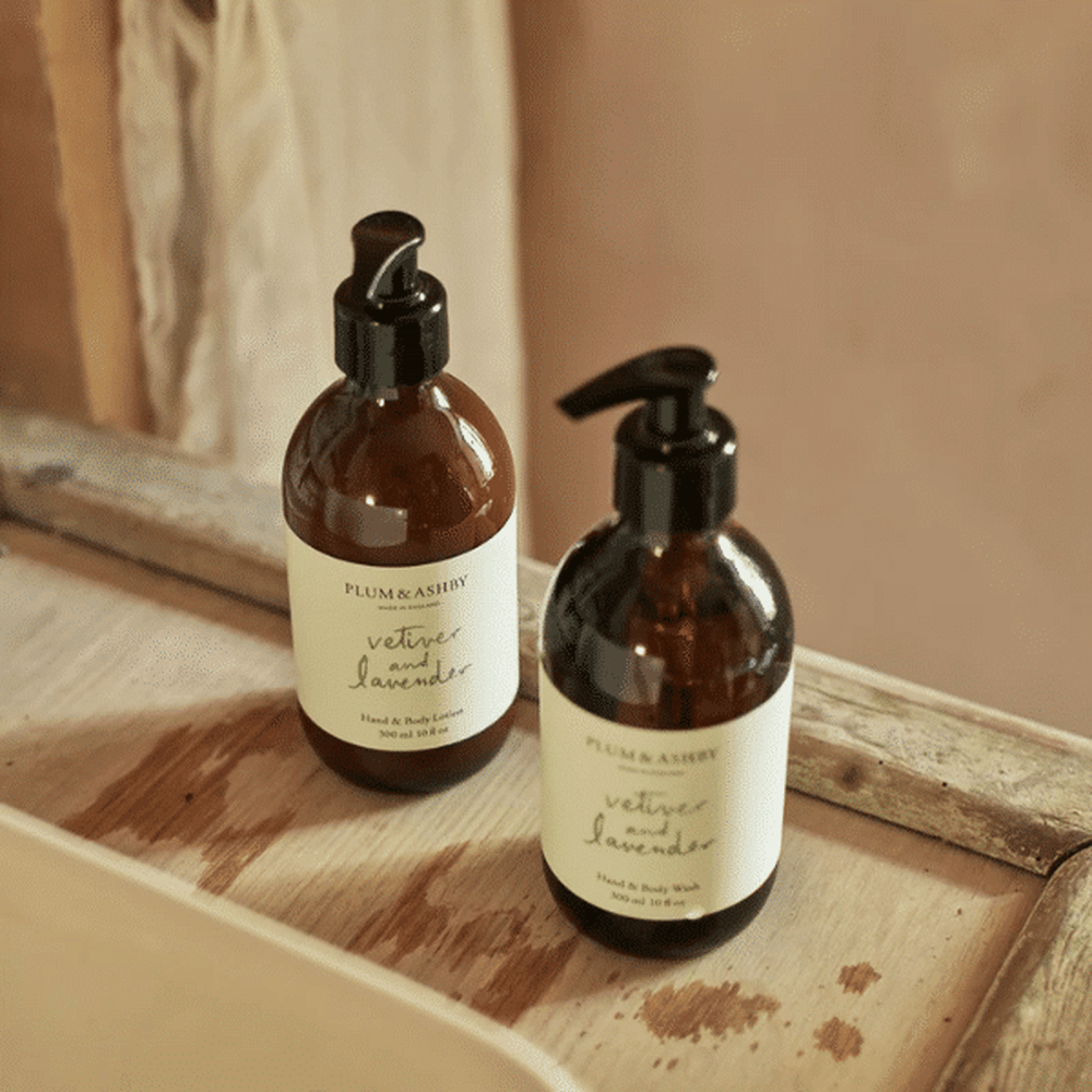 Plum &amp; Ashby Vetiver &amp; Lavender Hand &amp; Body Lotion 300ml