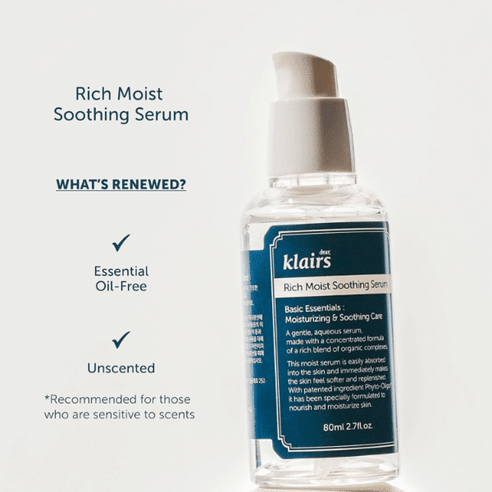 Dear, Klairs Rich Moist Soothing Serum 80ml