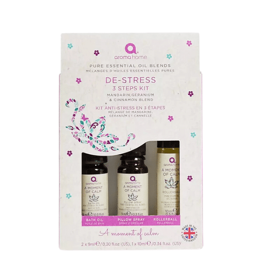 Aroma Home De-Stress 3 Steps Kit