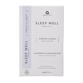 Aroma Home Sleep Well Candle - Lavender & Sandalwood Essential Oil 280g