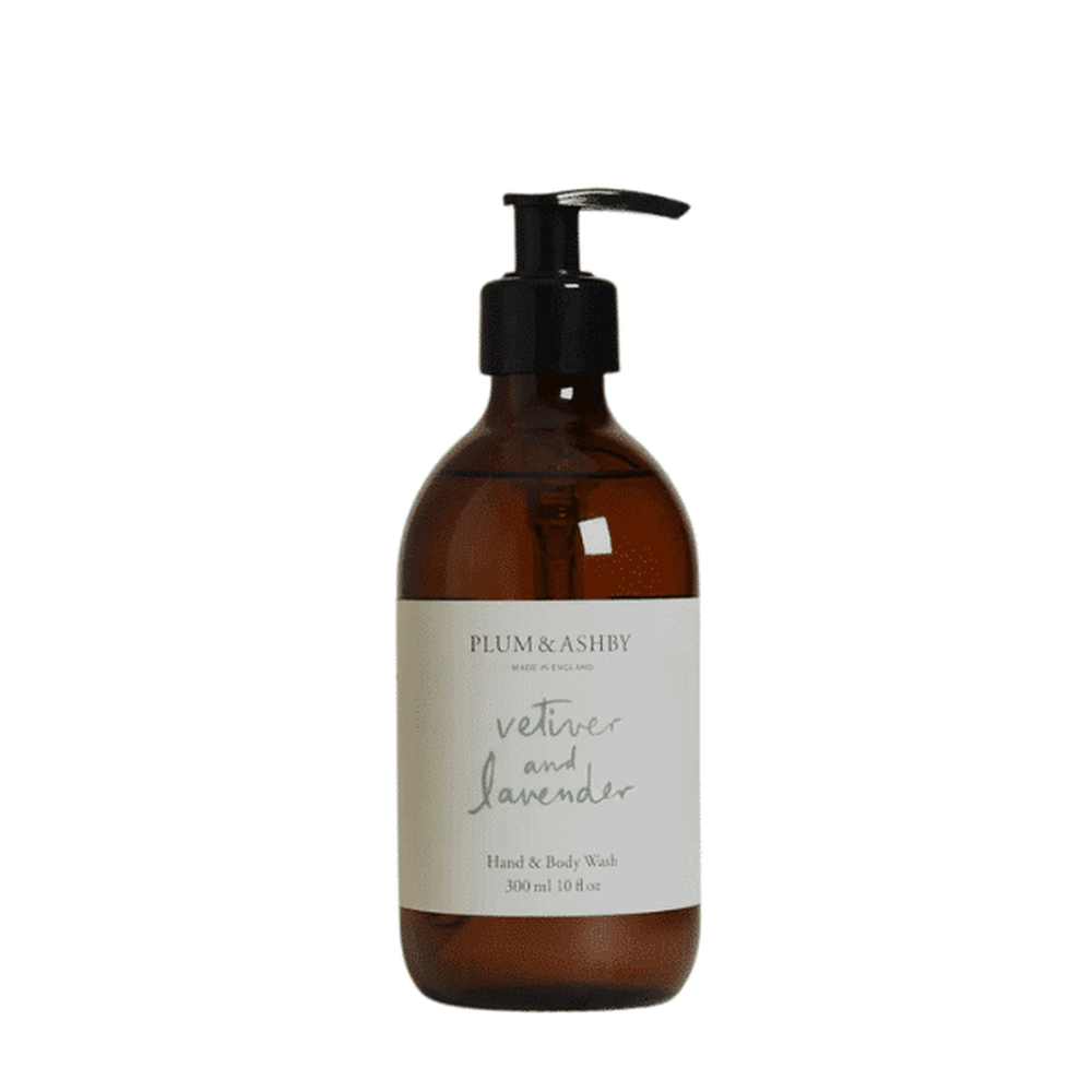 Plum &amp; Ashby Vetiver &amp; Lavender Hand &amp; Body Wash 300ml